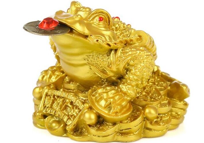 Chińska żaba jako amulet szczęścia